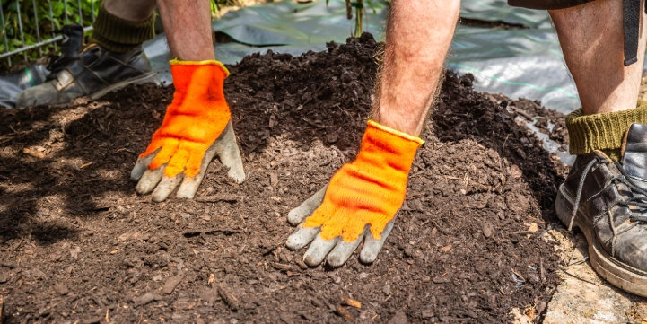mulch vs rock landscaping virginia properties